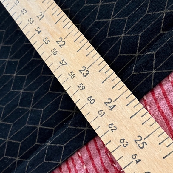 Elama men’s large soft Indian cotton Black Geometric Tank Top - Picture 6 of 8